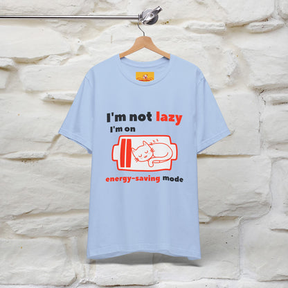 ''I am Not Lazy...'' Cat T-Shirt | Nunu&Miao Studio