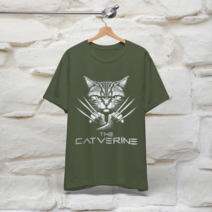 "The Catverine" Cat T-shirt for Men & Women | 100% Cotton* | Feline-Inspired  Tee