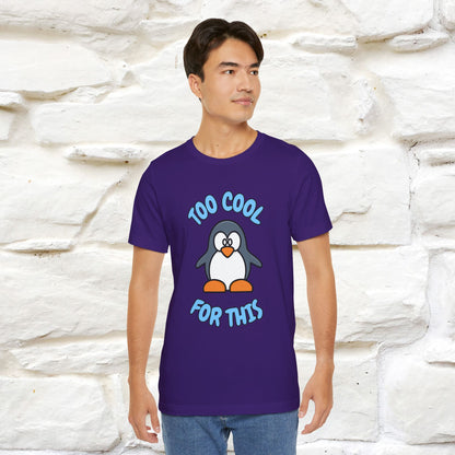 ''Too Cool For This" |Cat T-Shirt | Nunu&Miao Studio