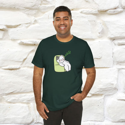 "Keep going… the couch isn’t going to nap on itself." Cat T-Shirt| Front & Back Design | Nunu&Miao Studio