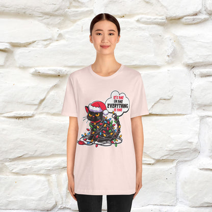 “Everything Is Fine..” | Cat T-Shirt | Nunu&Miao Studio