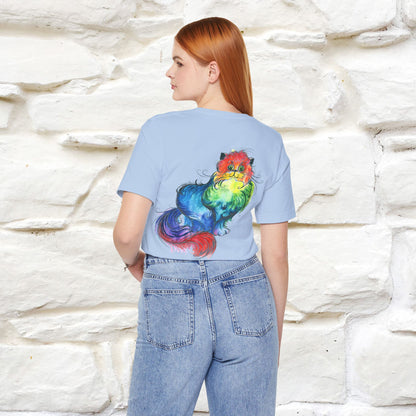 "Il Pittore'' Cat T-Shirt Front and Back Design | Nunu&Miao Studio