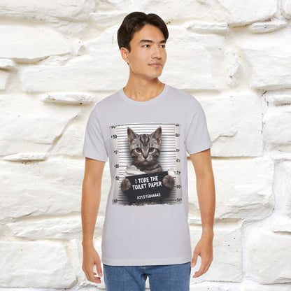 ''I Tore The Toilet Paper'' | Funny Cat T-Shirt | Nunu&Miao Studio