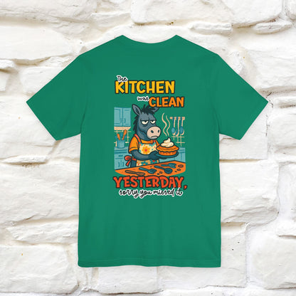 "The Kitchen Was Clean... " |Funny T-Shirt | Nunu&Miao Studio