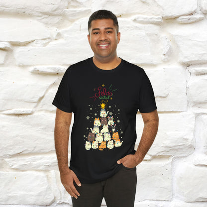 "Feliz Natal" Cat T-shirt|Nunu&Miao Studio - Nunu&Miao Studio