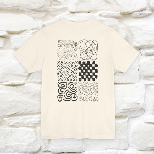 "Black And White'' Cat T-Shirt Front and Back Design | Nunu&Miao Studio