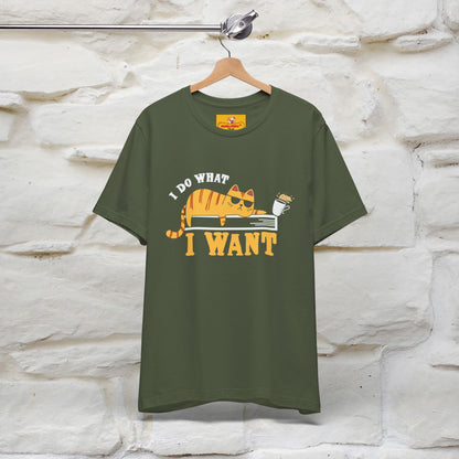 "I Do What I Want" Cat T-Shirt | Nunu & Miao Studio