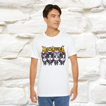 Meowtallica T-Shirt | Rock-Inspired Cat Tee for Men & Women | 100% Cotton*