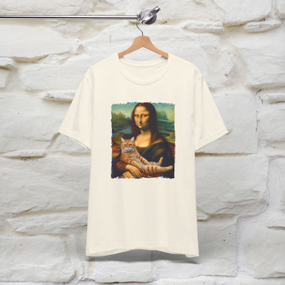 Mona Lisa’s Cat T-Shirt | Classic Art-Inspired Cat Tee for Men & Women | 100% Cotton