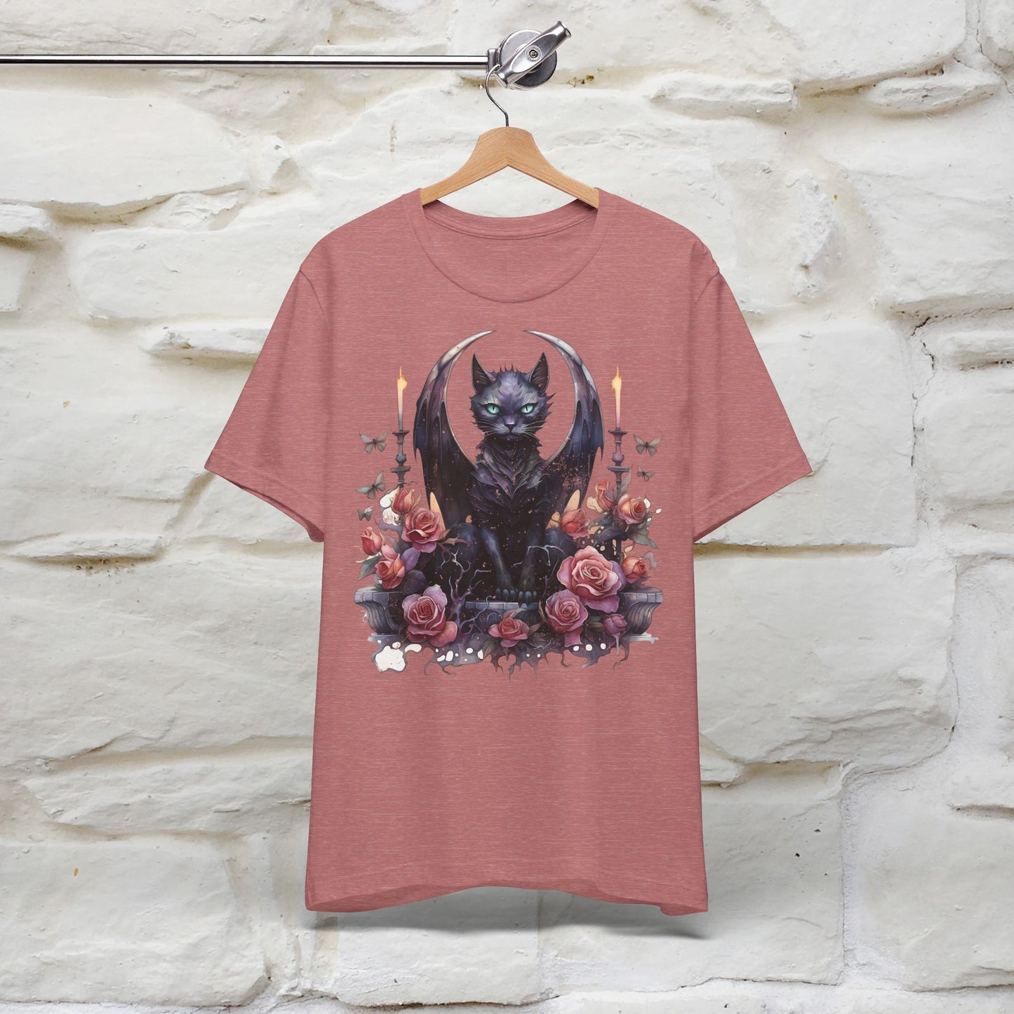 ''Red Petals of Darkness"'' T-shirt for Women 100% Cotton* - Nunu&Miao Studio