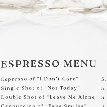"More Espresso Less Depresso" |Cat T-Shirt | Nunu&Miao Studio