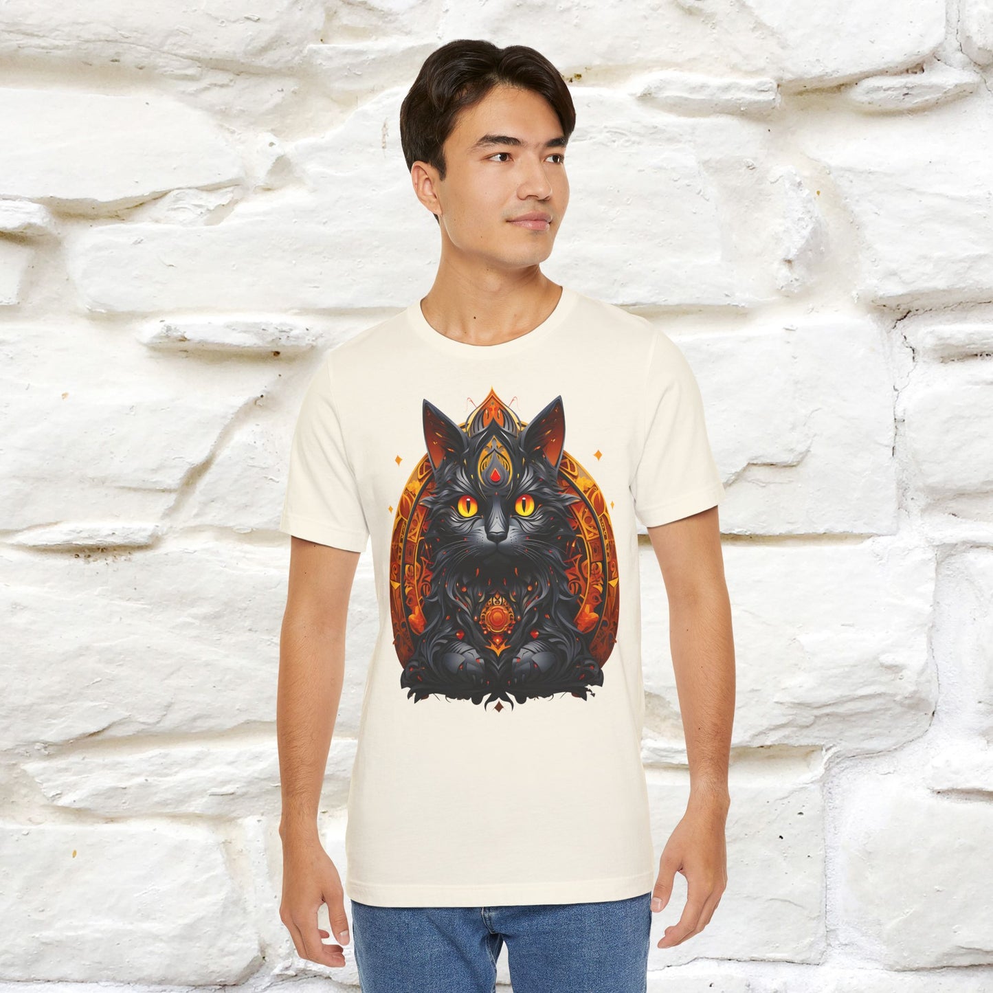 "Black Cat  T-Shirt for Men & Women | 100% Cotton* | Purrfect Cat Lover Tee 🐾"