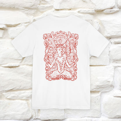 "Superbia'' Cat T-Shirt Front and Back Design | Nunu&Miao Studio