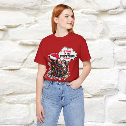 “Everything Is Fine..” | Cat T-Shirt | Nunu&Miao Studio