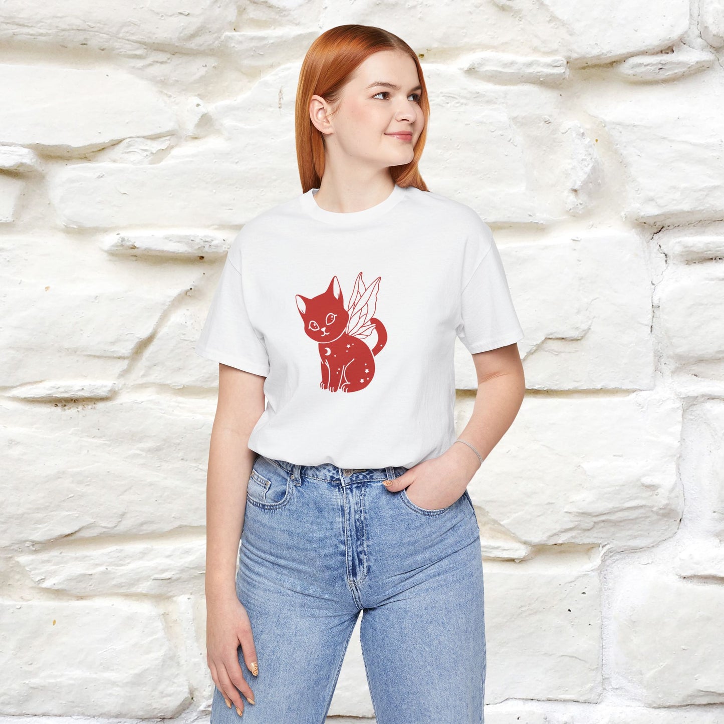 "Espoir Speranza Hope'' Cat T-Shirt Front and Back Design | Nunu&Miao Studio