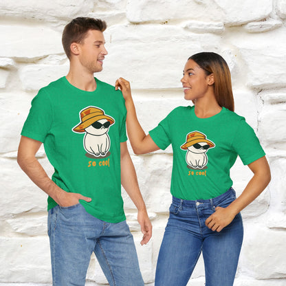 "So Cool" Cat T-Shirt for Men and Women | 100% Cotton* | Trendy Cat Apparel for Cat Lovers