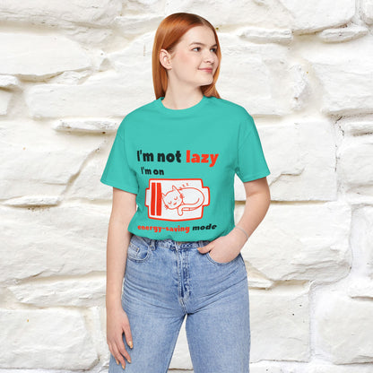 ''I am Not Lazy...'' Cat T-Shirt | Nunu&Miao Studio