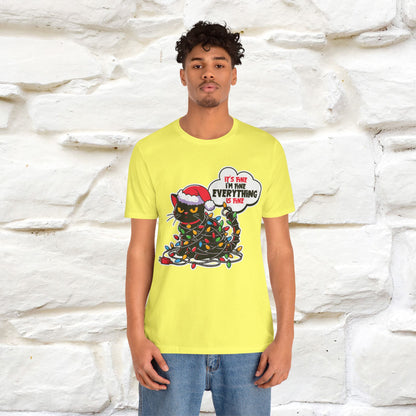 “Everything Is Fine..” | Cat T-Shirt | Nunu&Miao Studio