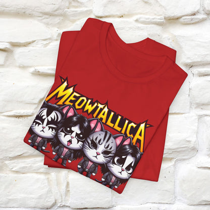 Meowtallica T-Shirt | Rock-Inspired Cat Tee for Men & Women | 100% Cotton*