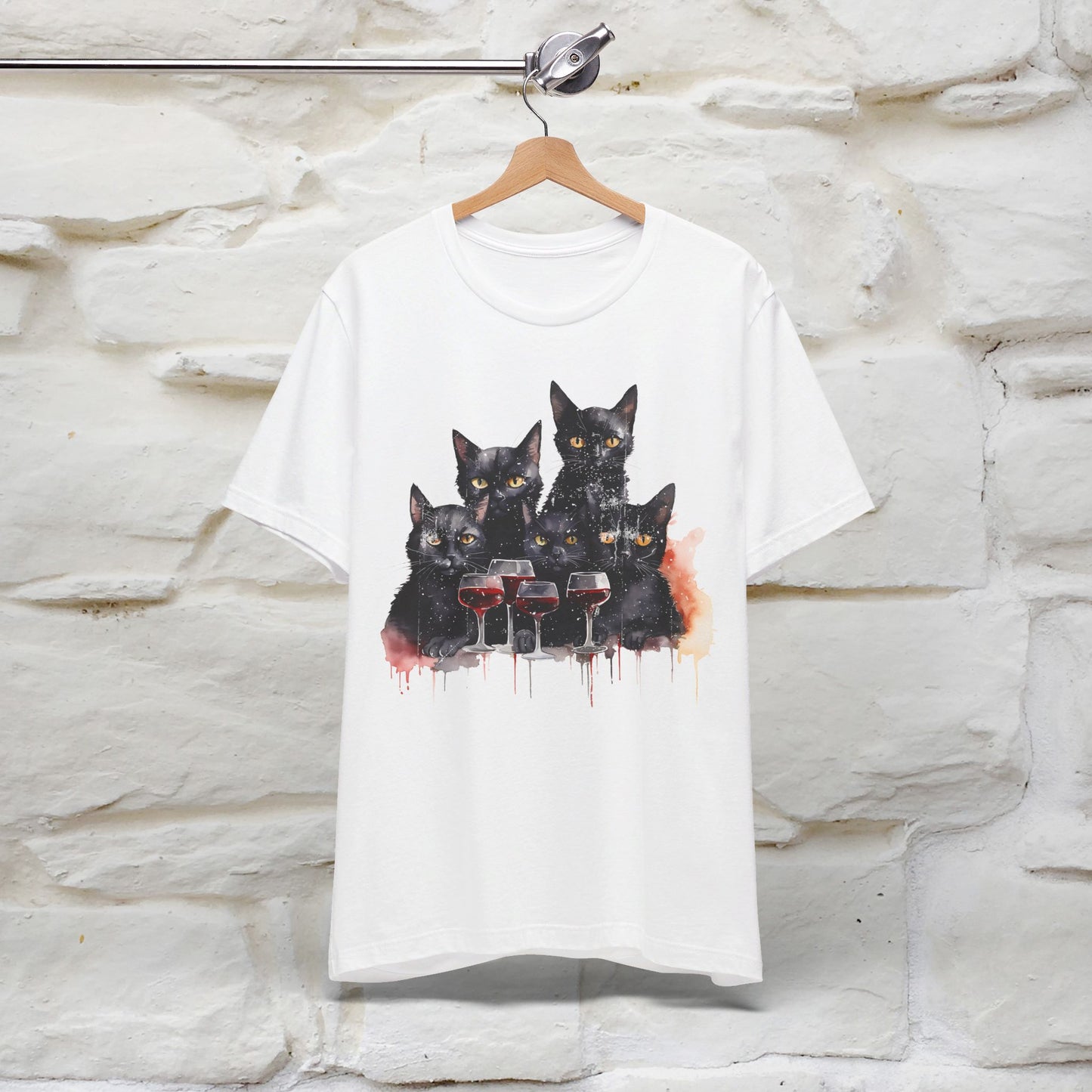 "Catty Cocktails'' T-shirt for Women 100% Cotton* - Nunu&Miao Studio