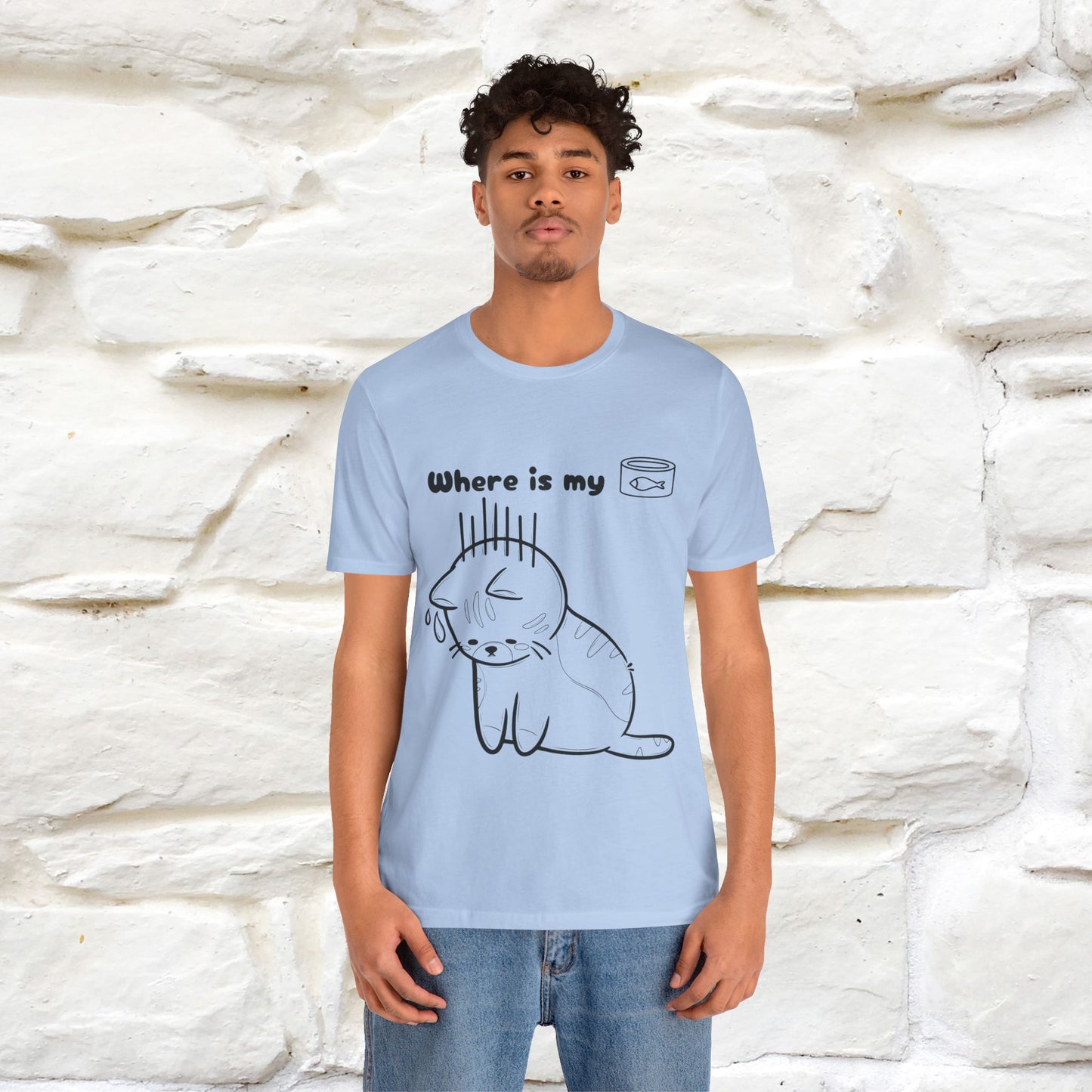 "Where Is My Tuna?" Cat T-Shirt | Nunu&Miao Studio