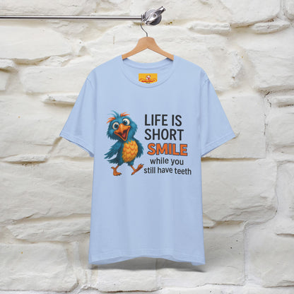 "Life Is Short Smile While ..." |Funny T-Shirt | Nunu&Miao Studio