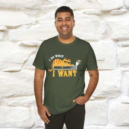 "I Do What I Want" Cat T-Shirt | Nunu & Miao Studio