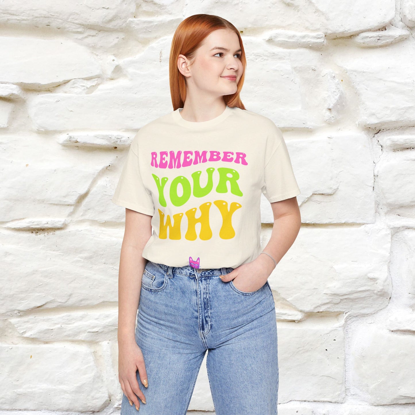 ''Remember Your Why'' T-shirt for Women 100% Cotton* - Nunu&Miao Studio