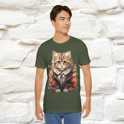 "Mr. Meow" Elegant Cat T-Shirt for Men & Women | 100% Cotton*