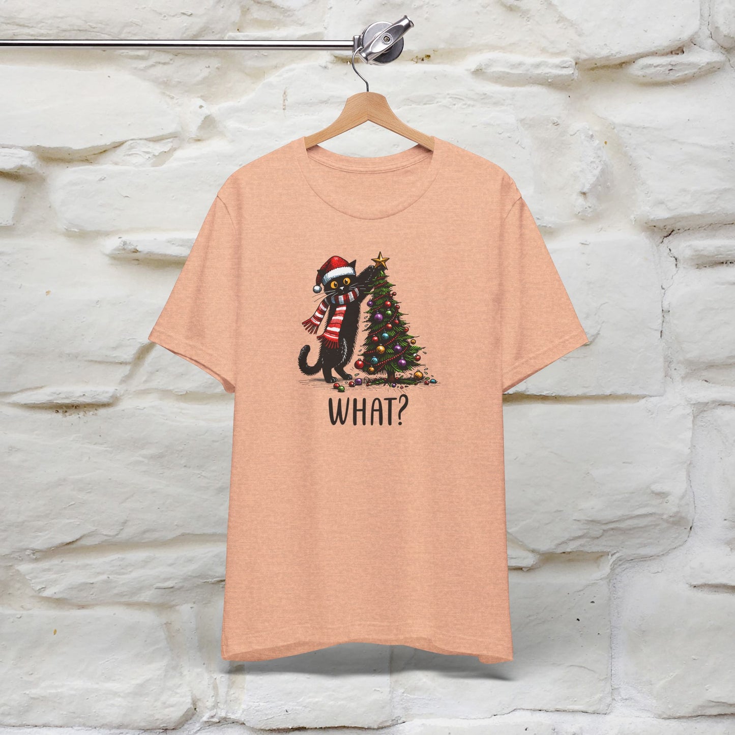 What? Cattitude Cat Christmas Shirt for Men & Women | 100% Cotton*