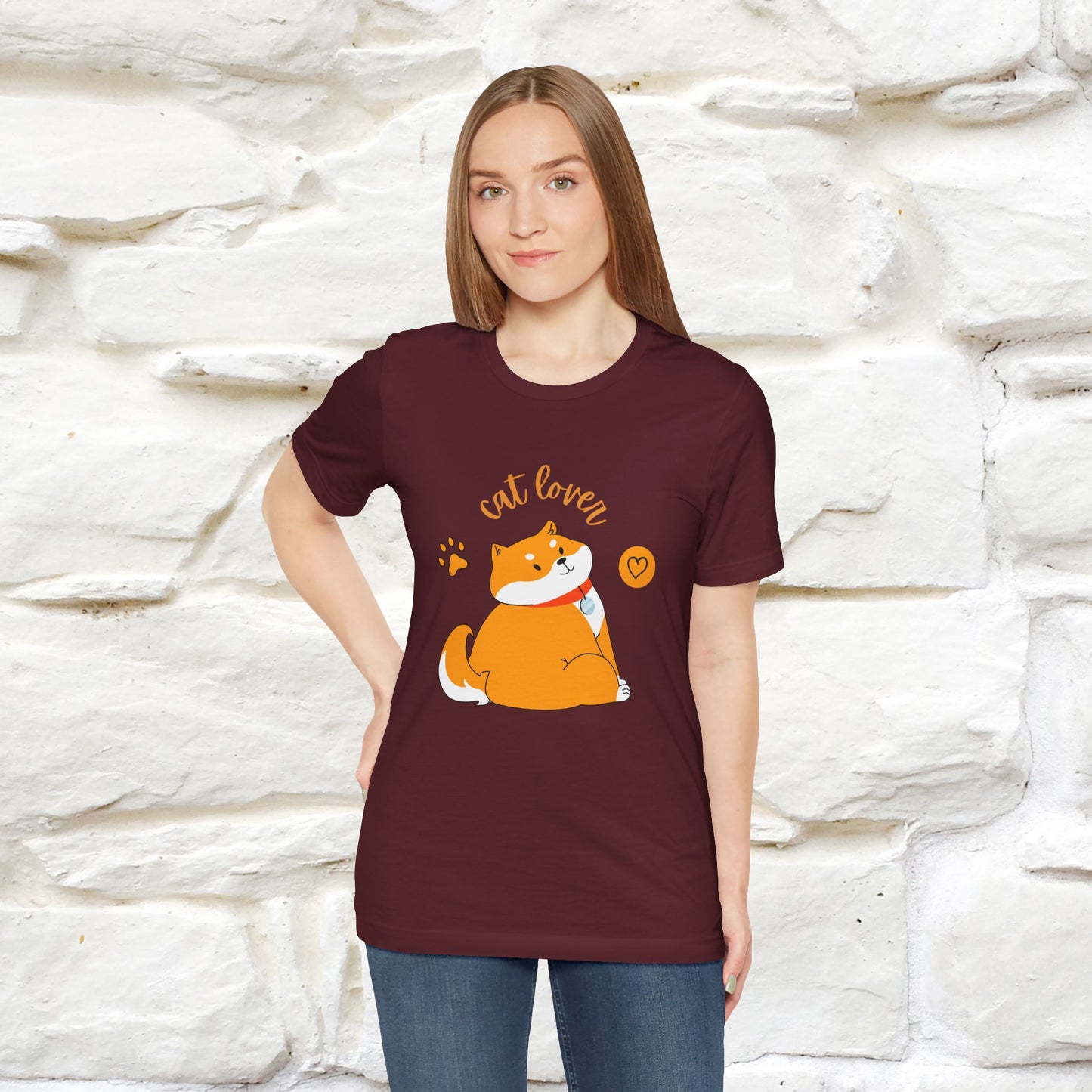 "Cat Lover" T-Shirt for Men & Women | 100% Cotton* | Purrfect Gift for Cat Enthusiasts