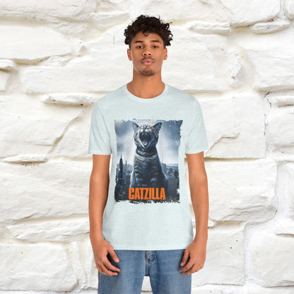 Catzilla T-Shirt | Fun Monster Cat Tee for Men & Women | 100% Cotton*