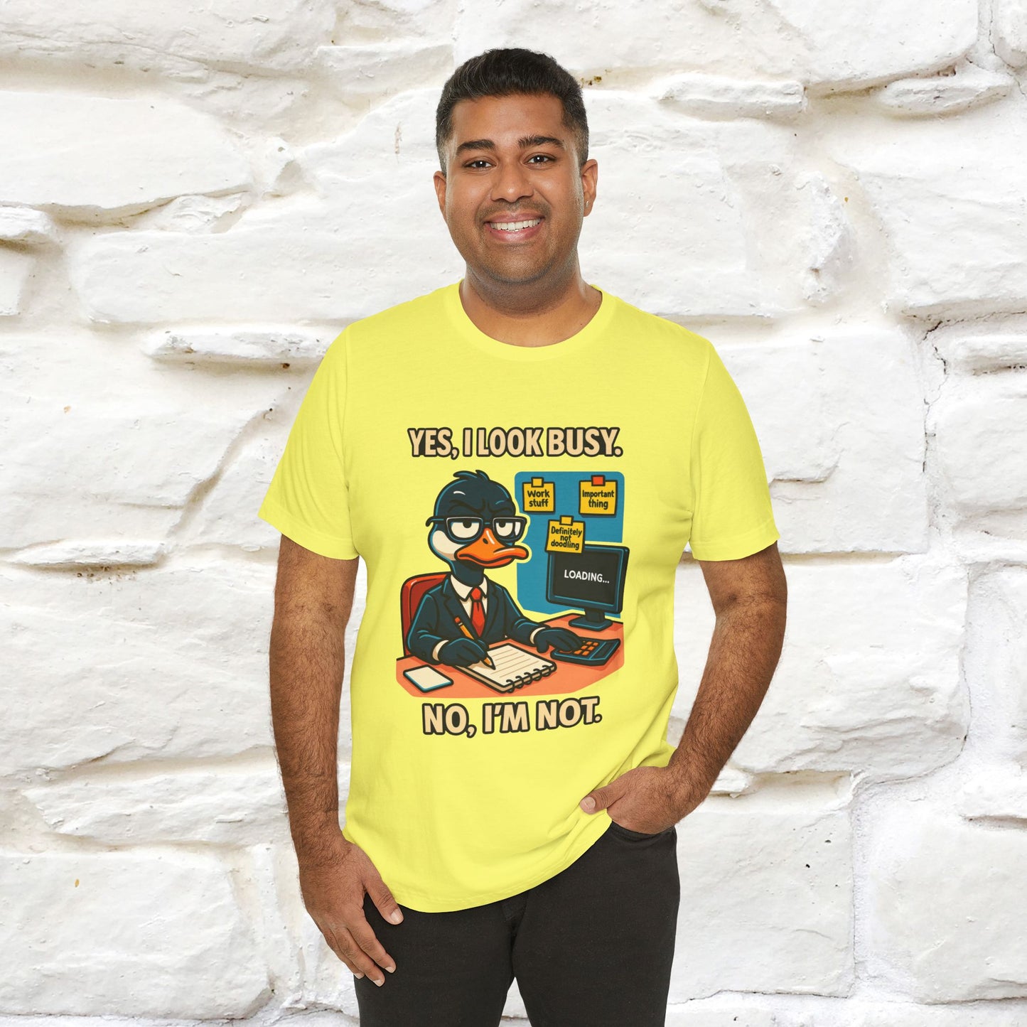 ''Yes, I Look Busy. No I'm Not.''|  Sarcastic Cat T-Shirt | Nunu&Miao Studio