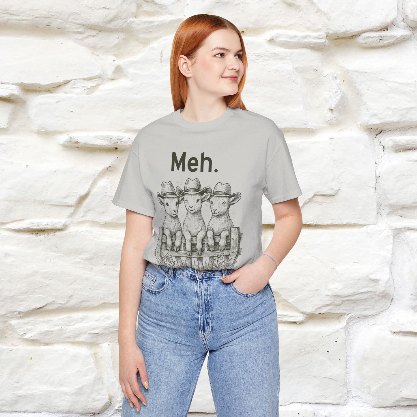 "Meh" Cute T-shirt |Nunu&Miao Studio