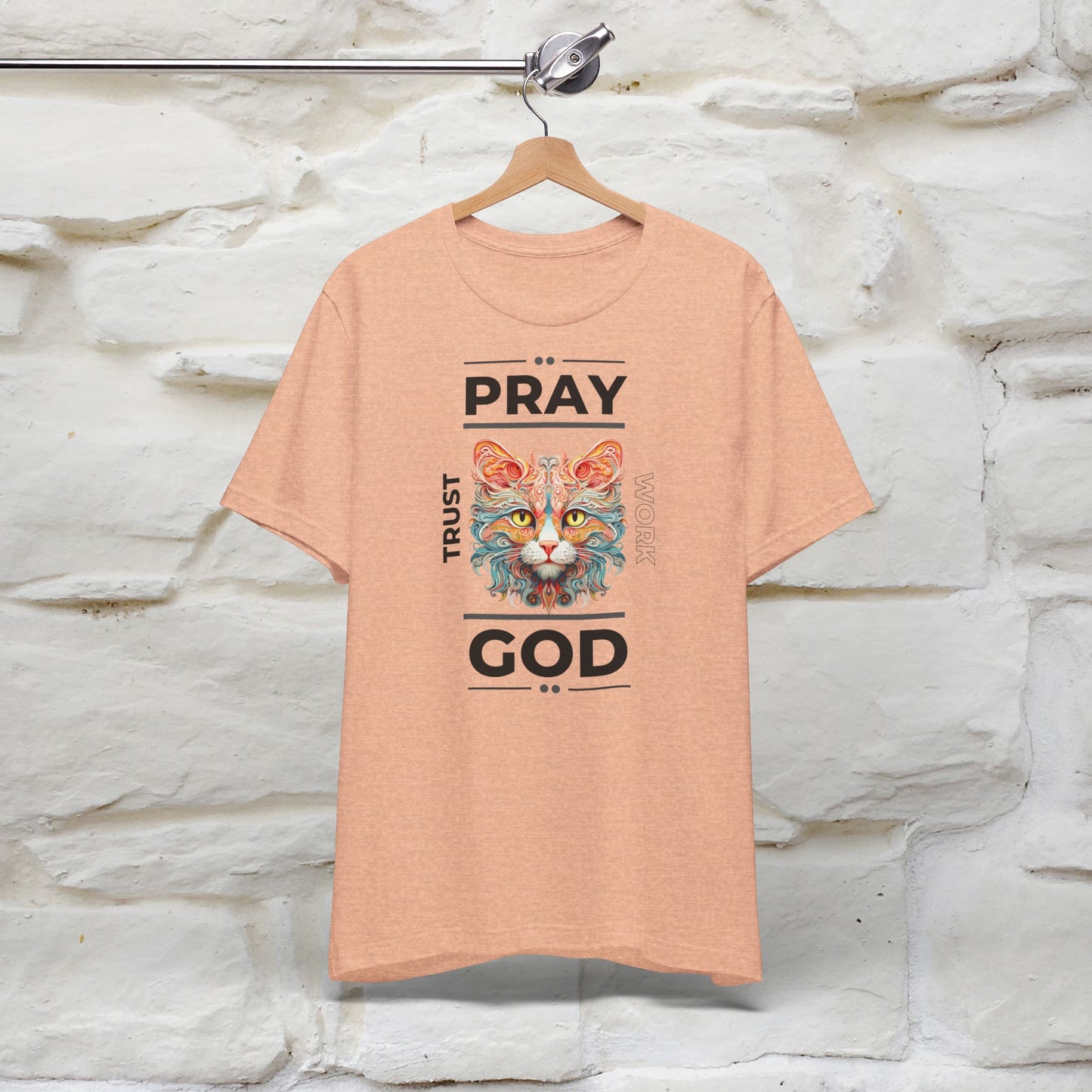 Pray, God, Trust, Work T-Shirt for Men & Women | 100% Cotton* Inspirational Tee