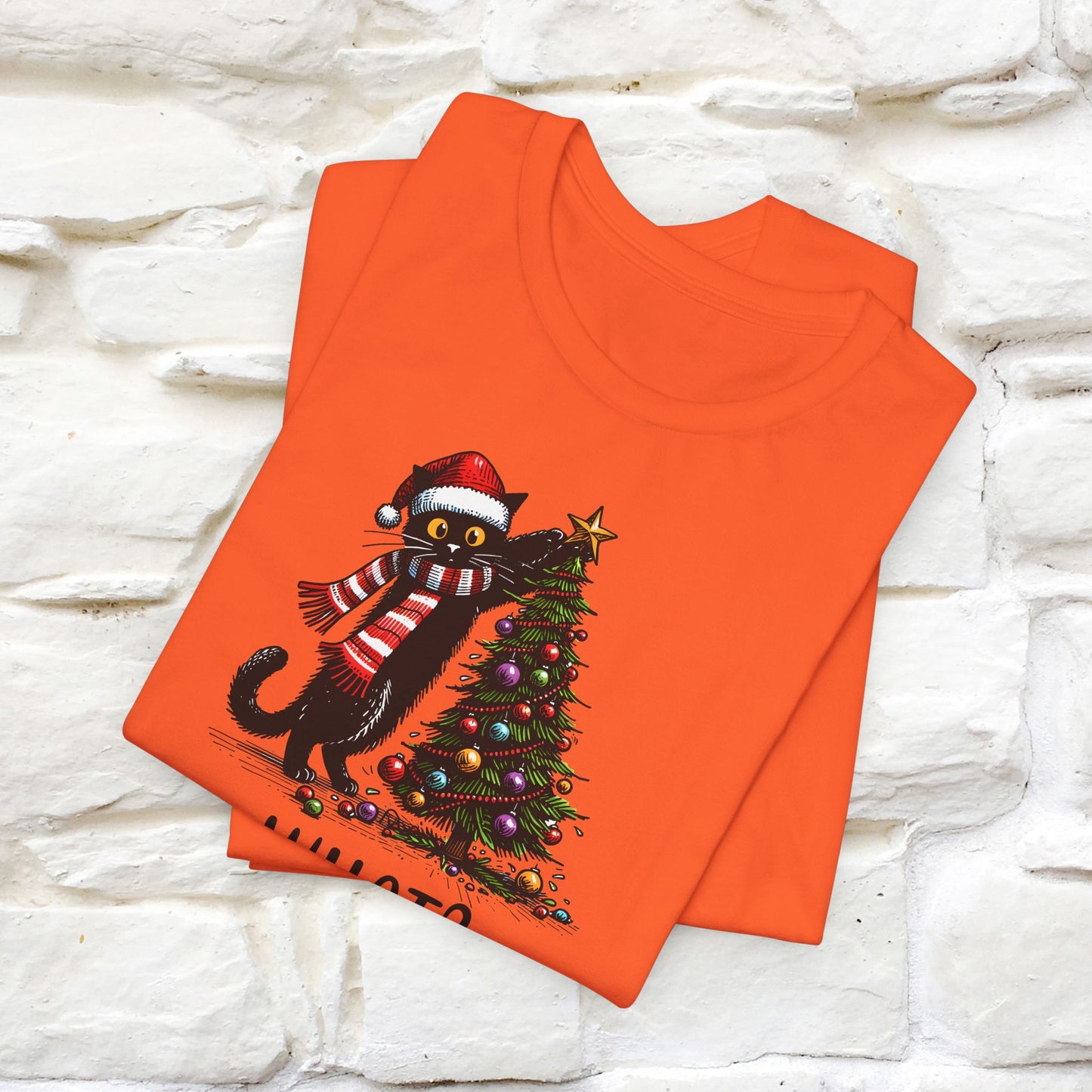 What? Cattitude Cat Christmas Shirt for Men & Women | 100% Cotton*