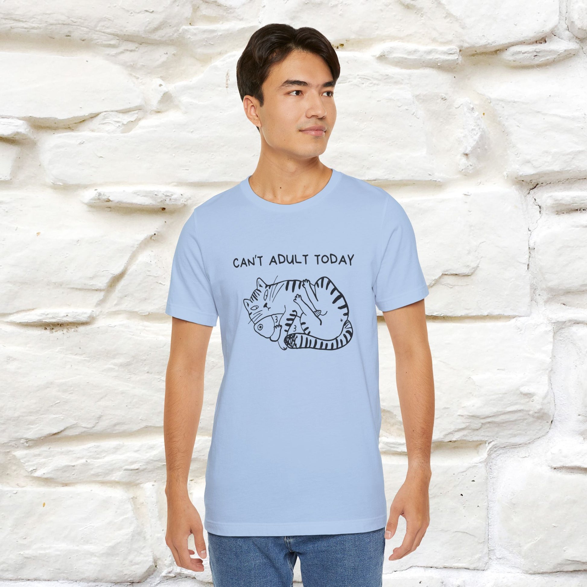 "Can't Adult Today" |Cat T-Shirt | Nunu&Miao Studio - Nunu&Miao Studio