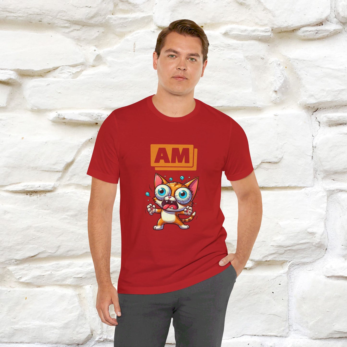 ''I' Am'' T-shirt for Man 100% Cotton* - Nunu&Miao Studio