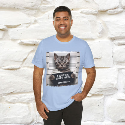 ''I Tore The Toilet Paper'' | Funny Cat T-Shirt | Nunu&Miao Studio