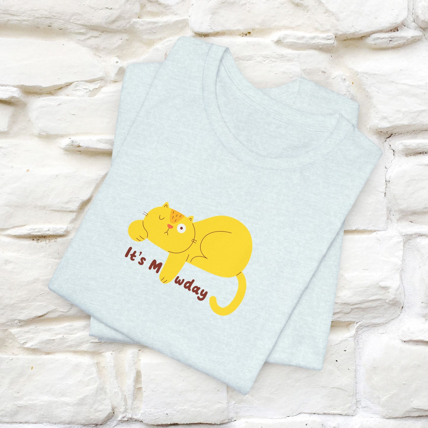 "It's Meawday" Cat T-shirt for Men & Women | Front & Back Design | 100% Cotton*