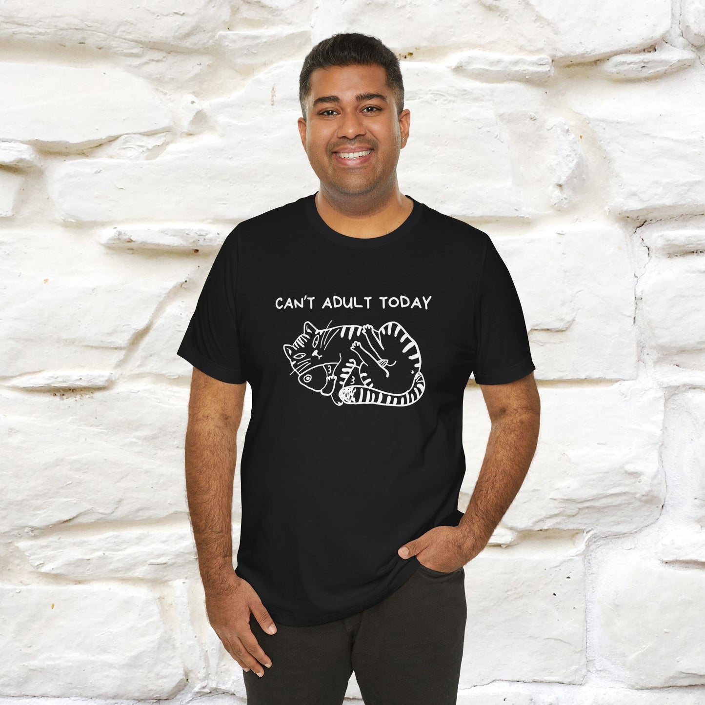 "Can't Adult Today" |Cat T-Shirt | Nunu&Miao Studio