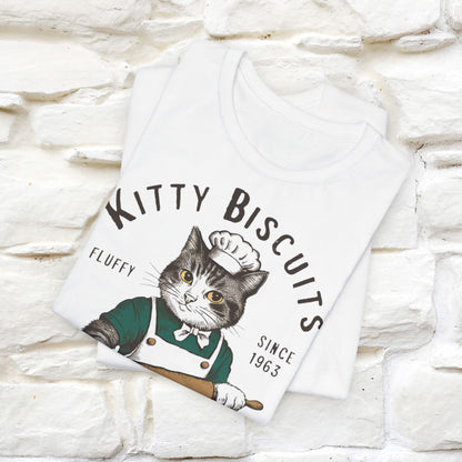 Kitty Biscuits Crunchy Joy T-Shirt | Cat Lover’s Delight for Men & Women | 100% Cotton*