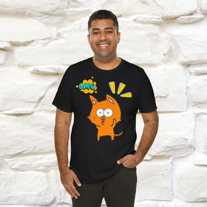 OMG Cat T-Shirt for Men & Women | 100% Cotton* Funny & Bold Tee