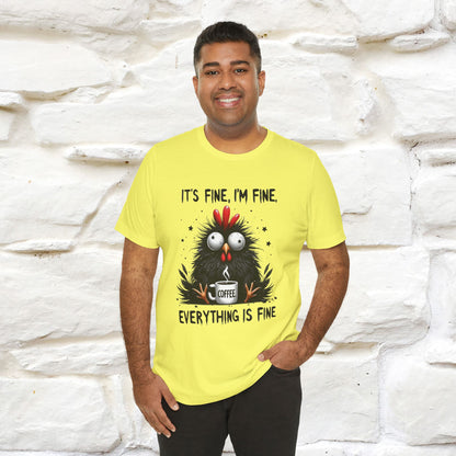 "Everything Is Fine" |Funny T-Shirt | Nunu&Miao Studio