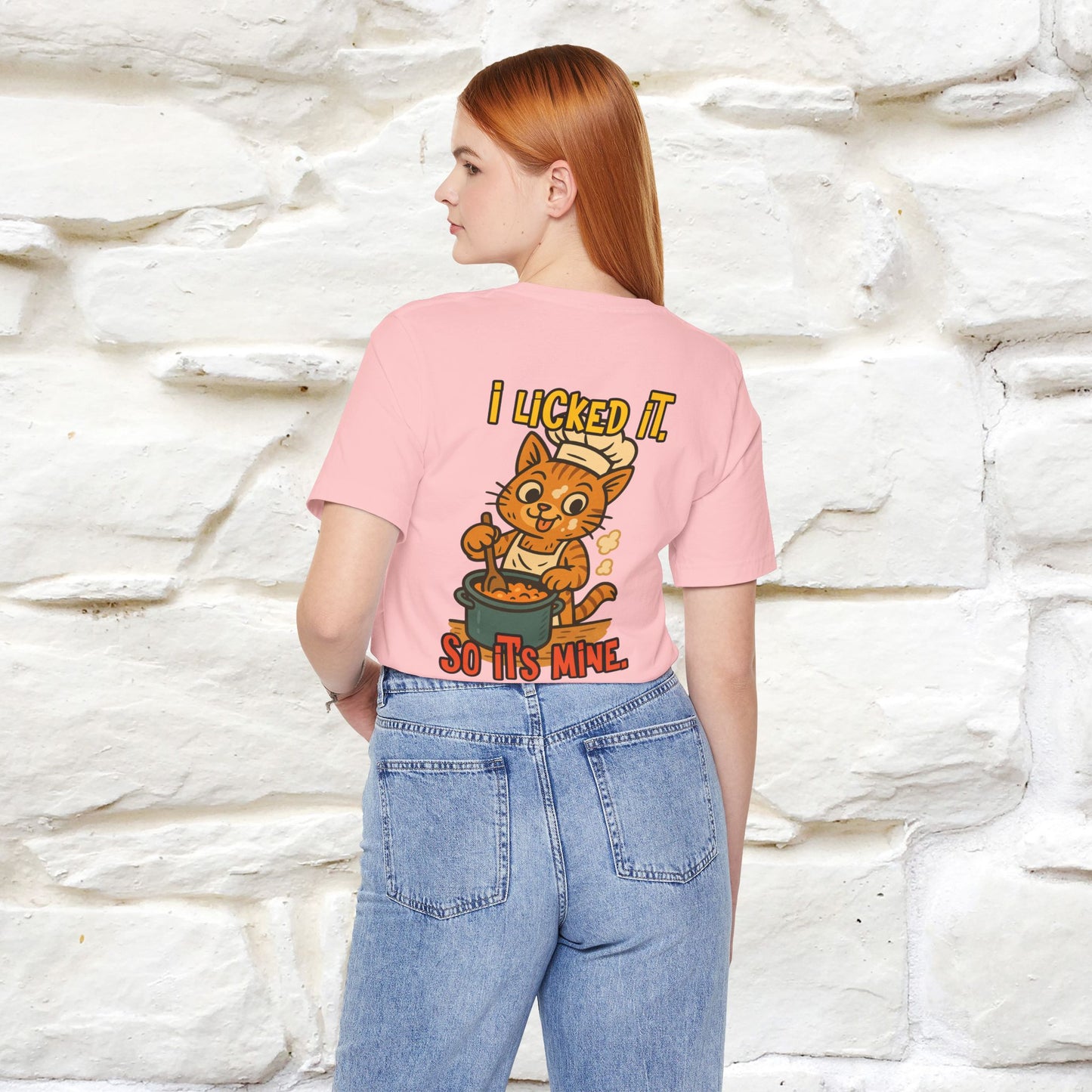 "I Licked It. It's Mine  " |Cat T-Shirt | Nunu&Miao Studio