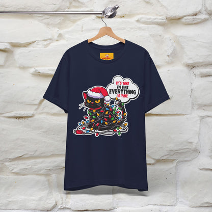 “Everything Is Fine..” | Cat T-Shirt | Nunu&Miao Studio