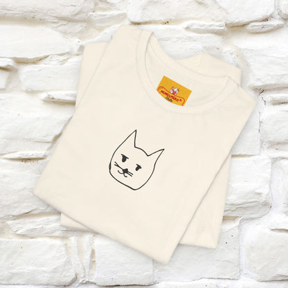 "Caos'' Cat T-Shirt Front and Back Design | Nunu&Miao Studio