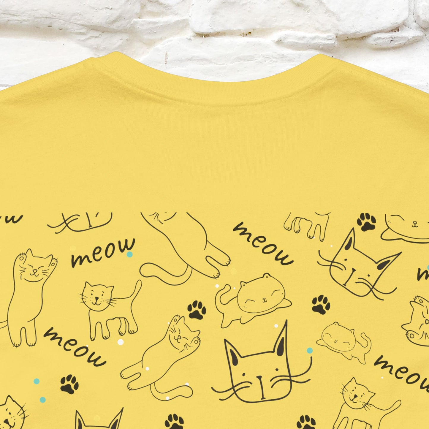 "Antidepressants" Cat T-Shirt | Front & Back Design | Nunu&Miao Studio