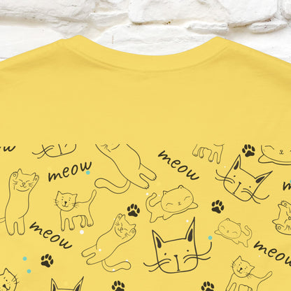 "Antidepressants" Cat T-Shirt | Front & Back Design | Nunu&Miao Studio