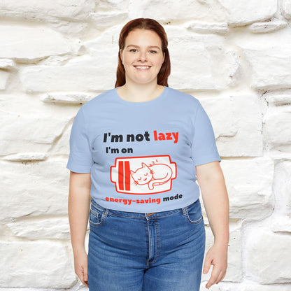 ''I am Not Lazy...'' Cat T-Shirt | Nunu&Miao Studio